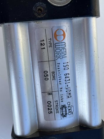 Cilindro pneumatico Metal Work ISO 6431-VDMA used - Foto 5