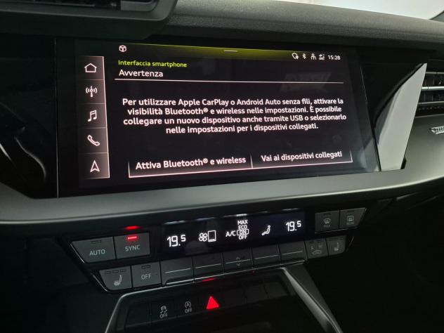 Audi A3 SPB 1.0 TFSI/MHEV S-TRONIC LED APPLE CAR PLAY/ANDROID AUTO VIRTUAL COCKPIT PLUS SEDILI RISCALDABILI ACC VETRI PRIVACY - Foto 3