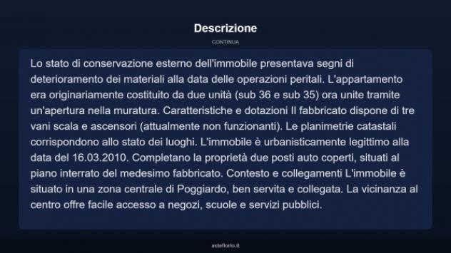 Immobile in asta di 148 m² con più di 5 locali e box auto doppio in vendita a Poggiardo - Foto 18