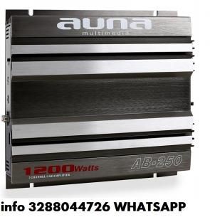 Auna hifi amplificatore auto 6 canali ponticellabile