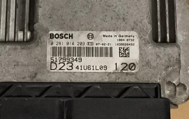 0281014209 KIT ECU FIAT DUCATO EDC16C39-5.A7 51799346 503440020206 1358239080 - Foto 2