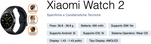 Orologio smartwatch Xiaomi Watch 2 - Foto 8