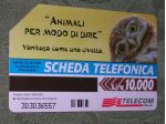 SCHEDA TELEFONICA ITALIA 65U