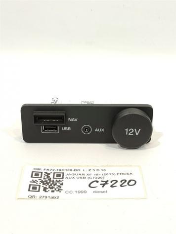 PRESA AUX/USB JAGUAR XF Serie FK72-19C166-BD (15)