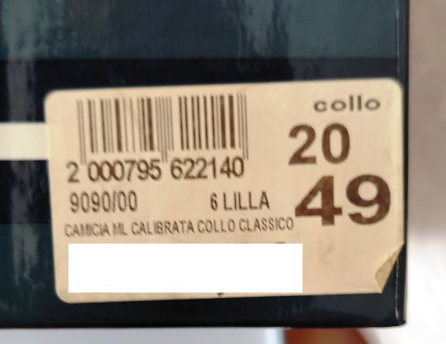 Camicia Uomo "LAVIS" Classic Calibrata manica lunga -Tg 49 collo 20 NUOVO - Foto 5