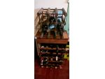 n 2 cantinette di legno porta vini