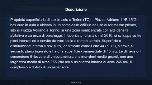Immobile in asta di 15 m² in vendita a Torino - Foto 4