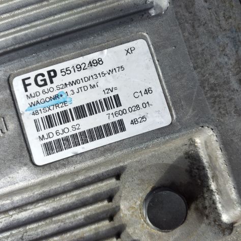 ECU Suzuki Wagon R + 1.3 DDiS II FGP 55192498 MJD 6JO.S2 Centralina motore Suz - Foto 2