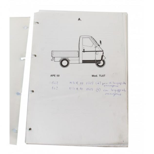 Catalogo ricambi Ape 50 TL6T scansione in PDF - Foto 3