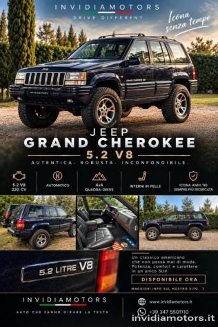 JEEP Grand Cherokee 5.2 (EU) 4WD aut. Quadra-Trac Limited rif. 24171383 - Foto 5