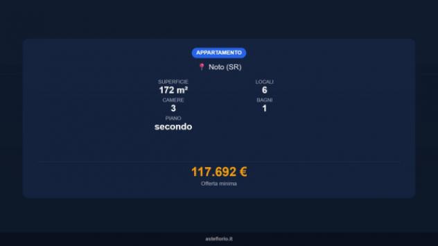 Immobile in asta di 172 m² con più di 5 locali e box auto in vendita a Noto - Foto 14
