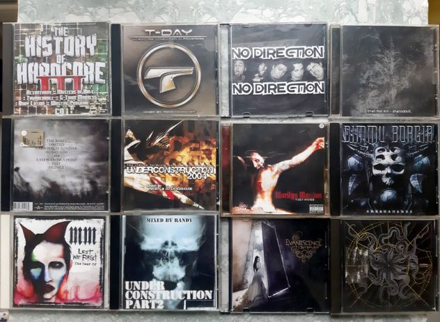 Collezione di 17 Cd musicali - Hardcore autori vari