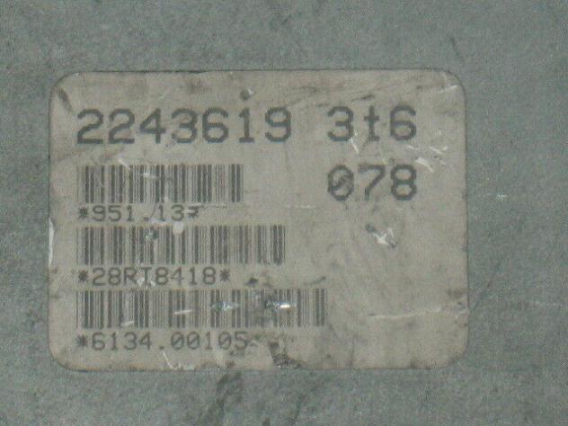 0281001088 ECU CENTRALINA BMW 3 SERIES E30 2.4 TD 0281001088 2241706 - Foto 3