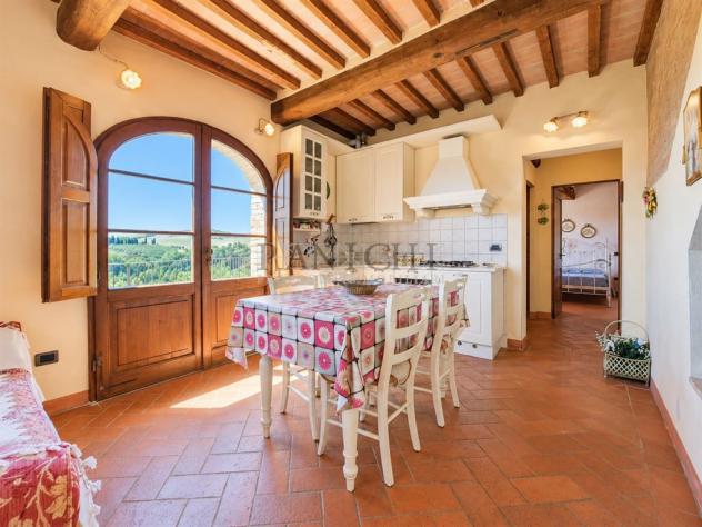 Appartamento rustico con terrazza panoramica e piscina comune - Foto 5