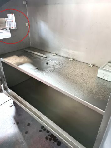 armadietto carrellato da laboratorio alimentare usato - Foto 2