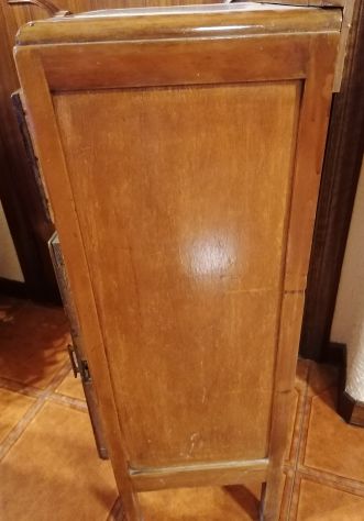 Comodino Colonnetta Primi Del 900 Novecento Con Marmo - Foto 6