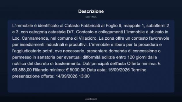 Immobile in asta di 400 m² in vendita a Villacidro - Foto 9