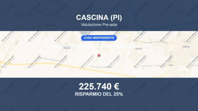 Immobile in asta di 165 m², box auto in vendita a Cascina