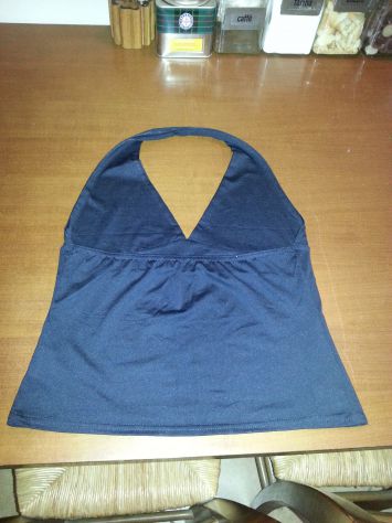 TOP NUOVO NERO ELEGANTE PER DISCOTECA,CAPODANNO,ESTATE,ORIGINALE MARCA"ATOMIC KI - Foto 5