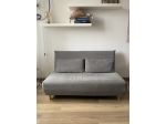 Divano letto 2 posti grigio