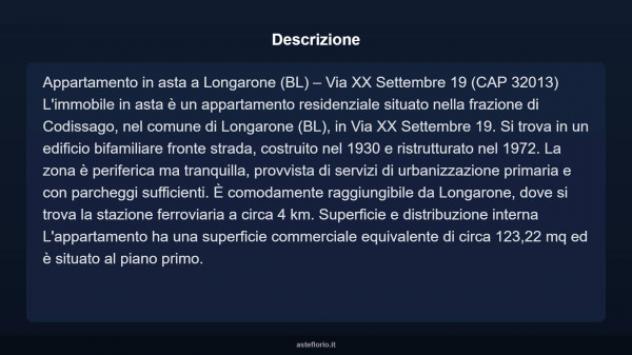 Immobile in asta di 123 m² in vendita a Longarone - Foto 10