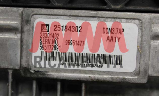 25184302 28301402 96951477 Chevrolet Orlando 2.0 centralina motore - Foto 2