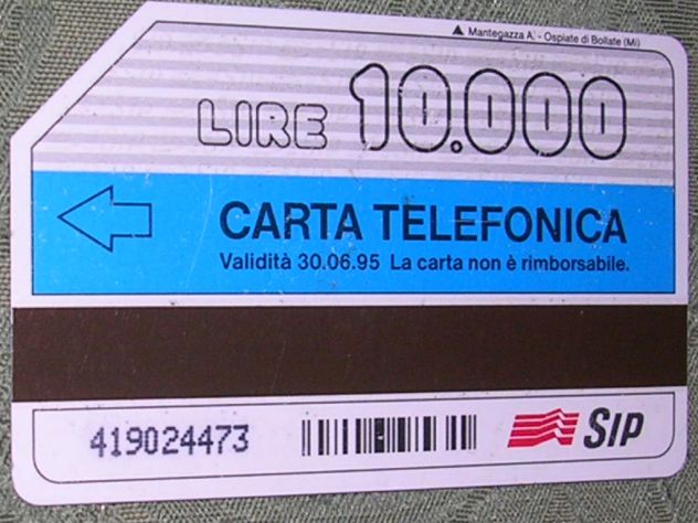 SCHEDA TELEFONICA ITALIA 49U
