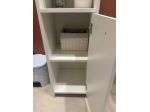 Mobiletto bagno bianco con anta e vano a giorno – Ottime condizioni