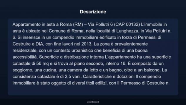 Immobile in asta di 56 m² in vendita a Roma - Foto 3