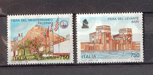 ITALIA francobolli serie: FIERE 1972-1998 - Foto 3
