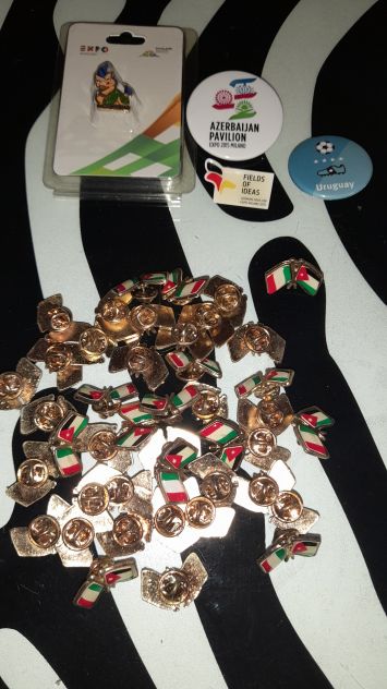 LOTTO SPILLE PINS EXPO 2015 MILANO