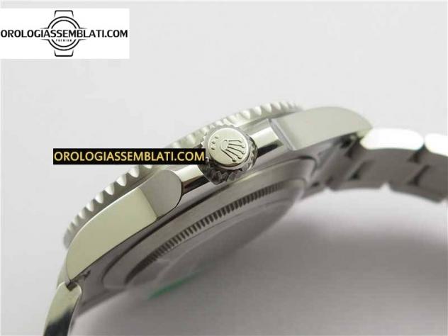 Rolex Replica SUBMARINER 116610 LV CERAMICA VERDE 904L 1:1 MIGLIOR EDIZIONE SU BRACCIALE SS 3135 V3 - Foto 11