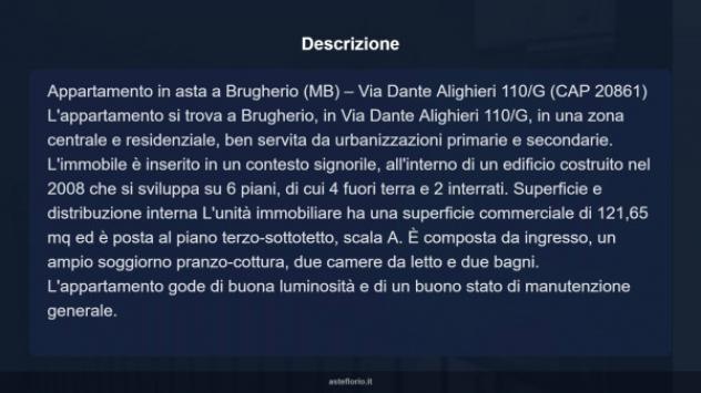 Immobile in asta di 121 m², box auto doppio in vendita a Brugherio - Foto 15