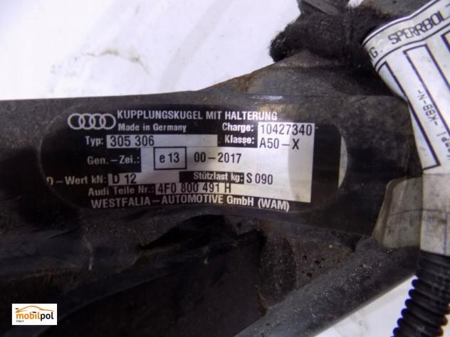 Gancio traino elettrico AUDI A6 4F0 - 4620 - Foto 3