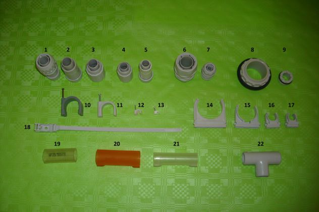MATERIALE ELETTRICO – ACCESSORI PER TUBAZIONI PVC IP65 - Foto 2