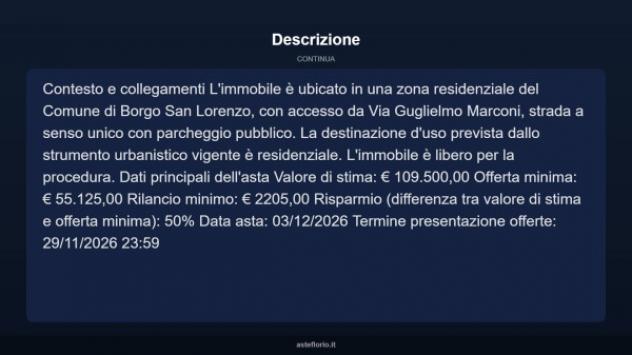 Immobile in asta di 75 m² in vendita a Borgo San Lorenzo - Foto 17