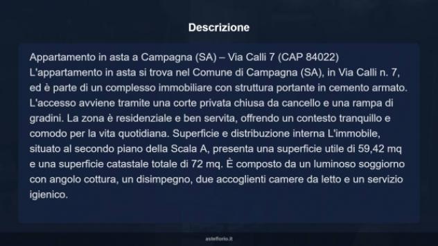 Immobile in asta di 71 m² in vendita a Campagna - Foto 17