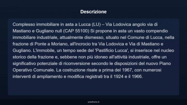 Immobile in asta di 2612 m² in vendita a Lucca - Foto 3