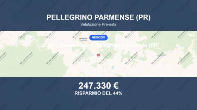 Immobile in asta di 1230 m² in vendita a Pellegrino Parmense