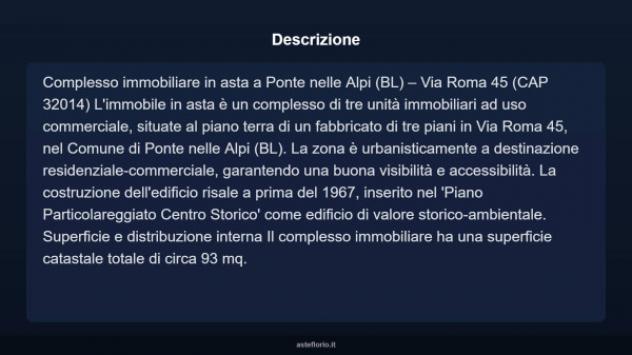 Immobile in asta di 93 m² in vendita a Ponte nelle Alpi - Foto 10