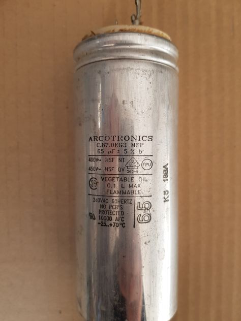 Condensatore 65uf 50/60Hz (11 DISP.)