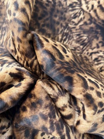 Pelle cavallino leopardato per artigianato - Foto 4
