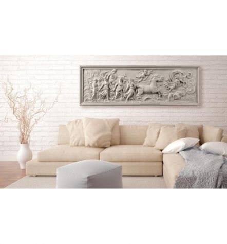 Quadro Statuario Con Uomini E Cavalli - ARREDALACASA - Foto 2