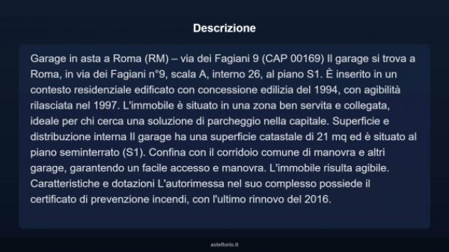 Immobile in asta di 21 m² in vendita a Roma - Foto 9