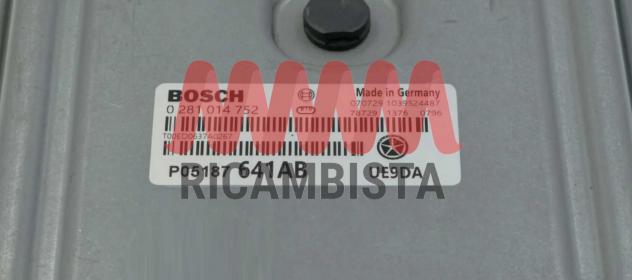 0281014752 Jeep Wrangler 2.8 centralina motore Bosch - Foto 2