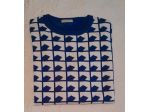 piombo maglia girocollo 1999 blu