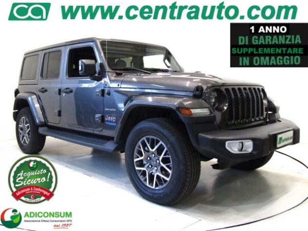 JEEP Wrangler Unlimited 2.0 PHEV Sahara ATX 4XE 17.3KWh 380CV rif. 23976480