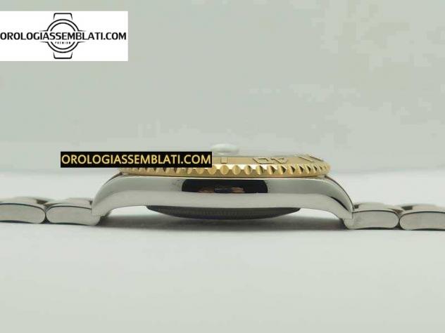 Rolex Replica YACHT-MASTER 116622 1:1 BEST EDITION QUADRANTE NERO SU BRACCIALE SS/RG SA3135 - Foto 9