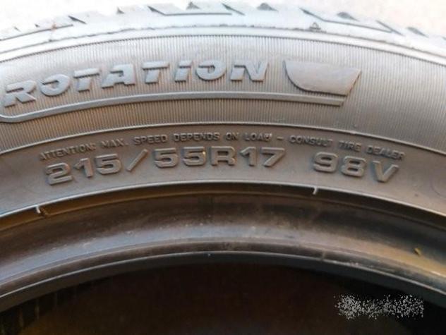 4 gomme 215 55 17 fulda inv a3966 - Foto 7