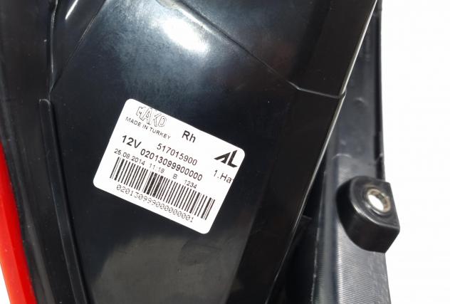 STOP FANALE POSTERIORE DESTRO FIAT Grande Punto 1° Serie 517015900 (0508) - Foto 14